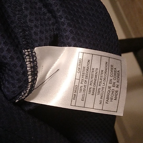 Youth Nike Navy FitDry Baseball Jersey Shirt - Picture 6 of 8